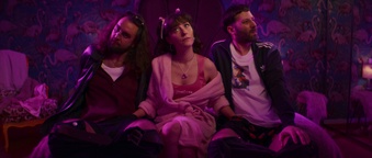 Tim Lončar, Živa Selan, Filip Đurić v filmu Srečen dan mrtvih (2025).
