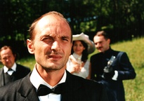 Dario Varga on the set of Pirandello (2008), Pirandello (1999).
