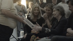 Livia Barbo von Waxenstein Reden, Primož Bezjak, Alessandra Zyndel, Valentina Zyndel v filmu Codelli (2016).