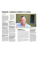 Kabaret, mešanica bolečin in smeha